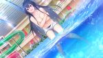  blush boku_no_mirai_wa_koi_to_kakin_to._~charge_to_the_future~ breast_hold breasts cleavage game_cg long_hair pool sonora topless wataya_azusa water 