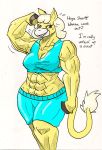  abs breasts cartoon_network equid equine female flexing hooves horse mammal mao_mao:_heroes_of_pure_heart marion_(mao_mao:_heroes_of_pure_heart) midriff muscular muscular_female thick_thighs 