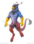  2018 anthro avian beak black_body black_fur blue_body blue_fur blush bodily_fluids claws clenched_teeth cum cumshot disembodied_hand dragon duo ejaculation erection eyes_closed feathers fur genital_fluids gryphon handjob hi_res humanoid_hands hybrid knot male multicolored_body multicolored_fur muscular muscular_male nude orgasm penile penis red_body red_fur red_skin scales scalie sex simple_background solo_focus teeth text toe_claws url white_background zaush 