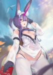  animal_ears harada_isuka horns megane underboob 