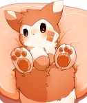  &lt;3 2018 blush brown_body brown_fur fur furret hi_res ke_mo_suke lying nintendo pok&eacute;mon pok&eacute;mon_(species) solo video_games 