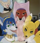  anthro big_penis canid canine collaborative_fellatio crossover digimon digimon_(species) disney erection fellatio female fennec foursome fox group group_sex hi_res humanoid_penis krystal licking looking_pleasured maid_marian male male/female mammal nintendo ohs688 oral penile penis penis_lick renamon robin_hood_(disney) sex smile star_fox sucking teamwork tongue tongue_out video_games 