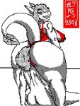  anthro athletic back_muscles big_breasts big_butt breasts butt clothed clothing cunnilingus elmo-san facesitting female galina lifeguard low_res male one-piece_swimsuit oral pussy raised_tail reptile scalie sea_serpent sex swimwear thick_thighs vaginal 