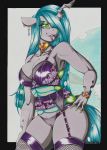  absurd_res anthro arthropod big_breasts bra breasts changeling cleavage clothed clothing female friendship_is_magic garter_straps hi_res longinius my_little_pony panties pussy queen_chrysalis_(mlp) underwear 