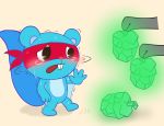  anthro blue_body blue_fur fur happy_tree_friends kryptonite male mammal mask namoke rodent sciurid splendid_(htf) 