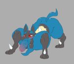  blush canid canine corruption hi_res looking_pleasured lucario male mammal multi_leg multi_limb nightmare_fuel nintendo penis penis_tongue pok&eacute;mon pok&eacute;mon_(species) quadruped simple_background spikes unknown_artist video_games what what_has_science_done where_is_your_god_now why 