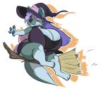  anthro big_breasts breasts canid canine cleavage clothed clothing female huge_breasts magic_user mammal pofuilly witch 