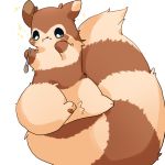  1:1 2019 brown_body brown_fur fur furret hi_res ke_mo_suke nintendo pok&eacute;mon pok&eacute;mon_(species) simple_background solo video_games white_background 