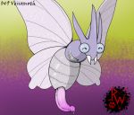  2019 animal_genitalia arthropod arthropod_abdomen arthropod_abdomen_genitalia arthropod_abdomen_penis blue_eyes digital_media_(artwork) erection feral fur insect insect_wings lepidopteran male nintendo penis pok&eacute;mon pok&eacute;mon_(species) rapistwerewolf simple_background solo venomoth video_games wings 