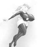  2019 anthro areola big_breasts big_butt bottomwear bovid breasts butt caprine clothing curvy_figure digital_media_(artwork) female fishnet fur goat hair hi_res horn huge_breasts hyper hyper_breasts jakethegoat kate_(jakethegoat) legwear long_ears mammal nipples ponytail shirt simple_background sketch smile solo stockings thick_thighs topwear torn_clothing voluptuous wide_hips 