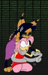  2015 amy_rose anthro black_hair clothing coiling computer digital_media_(artwork) dress female female_on_feral feral fur hair hi_res hypnofur hypnosis mind_control multicolored_body multicolored_fur nicole_the_lynx panties ponytail reptile scales scalie simple_background snake sonic_(series) spiral_eyes submissive submissive_female two_tone_body two_tone_fur underwear 