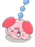  2019 ambiguous_gender anal anal_beads anal_penetration anus_only blush kirby kirby_(series) nintendo not_furry penetration pull_out rokesys sex_toy solo video_games waddling_head 