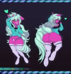  &lt;3 2019 absurd_res ahegao animal_genitalia anthro balls belly big_butt blush butt clothing curvaceous curvy_figure equid equine eyewear fully_sheathed girly glasses glowing hi_res hooves horn horse hybrid jacksleight legwear longhair looking_pleasured male mammal my_little_pony penis pony scar sheath sleight_(oc) stockings sweater thickthighs tongue topwear unicorn voluptuous 