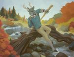  autumn buck_(disambiguation) cervid climbing creek fall_(disambiguation) forebucks forepawz forest hike invalid_color mammal nature otherwords outside river scenic trail tree water white-tailed 