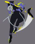  clothed clothing crossgender deltarune female hat headgear headwear humanoid humanoid_pointy_ears jester jevil_(deltarune) mashapotato not_furry simple_background solo tongue tongue_out video_games 