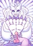  2019 4_toes absurd_res animal_genitalia animal_penis animal_pussy anisodactyl anus barefoot barely_visible_genitalia bed bedroom bedroom_eyes big_butt big_dom_small_sub big_feet blush bodily_fluids butt canine_penis claws curvy_figure digital_media_(artwork) domination dragon dripping duo ejaculation erection eyelashes feathered_dragon feathered_wings feathers female female_domination feral feral_domination first_person_view foot_fetish foot_focus foreshortening front_view fur furniture genital_fluids hair half-closed_eyes hi_res huge_thighs inside interspecies kanhou legendary_pok&eacute;mon legs_up lenien_avelante long_hair looking_at_viewer lying male male/female mammal masturbation mature_female messy mienshao nintendo on_back on_bed open_mouth orgasm patohoro penile penile_masturbation penis pillow pink_body pink_fur pok&eacute;mon pok&eacute;mon_(species) pubes puffy_anus purple_body purple_fur pussy pussy_juice reshiram seductive sex size_difference slit slit_pupils smile spread_legs spreading submissive submissive_male submissive_pov teal_eyes teeth thick_thighs toe_claws toes video_games voluptuous white_body white_feathers white_fur white_hair wide_hips wings 