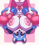  2019 abstract_background animated anthro anus balls big_breasts big_butt blue_body blue_fur blue_tail blush breasts butt butt_heart canid canine clothed clothing dru eyelashes female fox fur huge_breasts leg_grab legwear low_res lying male male/female mammal mating_press missionary_position multicolored_body multicolored_fur necktie nude on_back partially_clothed penis pink_background pink_body pink_fur pussy red_eyes sex simple_background thigh_grab thigh_highs tongue tongue_out toto_draw vaginal white_background white_body white_fur 
