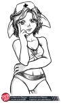  asura bikini clothing female guild_wars guildwars2 hi_res humanoid nurse predaguy sketch smile solo swimwear video_games 