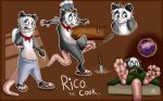  chef clothing cook crew feet footwear grabby grasky invalid_tag mammal marsupial opossum paws rico sandals scared ship soles stoes vehicle 