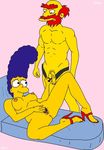  groundskeeper_willie marge_simpson sino tagme the_simpsons 