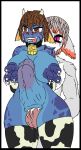  abdominal_bulge ahegao big_breasts bite blood bodily_fluids breasts clothing collar crying drooling dual_penises eeveelution female halcyon_(species) hi_res horn lactating legwear long_ears looking_pleasured madcomm male male/female multi_nipple nintendo nipples penetration pok&eacute;mon pok&eacute;mon_(species) pussy saliva sex tears thick_thighs thigh_highs tongue tongue_out vaginal vaginal_penetration vaporeon video_games 
