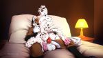  16:9 2019 anal anal_penetration animal_genitalia animal_penis anthro bailey_(dalmation) balls bed bedroom canid canine canine_penis canis claws dalmatian digital_media_(artwork) domestic_dog erection fox fur furniture hair hi_res knot lamp luskfoxx male male/male male_penetrating mammal muscular nanukkluik nude on_bed paws penetration penis pillow sex spots spotted_body spotted_fur white_body white_fur 
