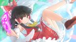  hakurei_reimu japanese_clothes miko sarashi touhou underwear wamu_(chartreuse) 