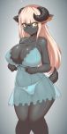  anthro babydoll big_breasts bovid breasts caprine cleavage clothed clothing ear_piercing ear_ring eyewear female glasses hi_res huge_breasts mammal nightgown nipple_outline panties piercing tailzkim translucent translucent_clothing underwear wide_hips 