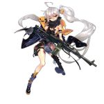  1girl ahoge belt_boots blue_legwear boots commentary cross-laced_footwear full_body girls_frontline gun hair_between_eyes holding holding_gun holding_weapon holster jacket kneehighs lace-up_boots long_hair machine_gun mismatched_footwear mismatched_legwear no_sense_of_shame official_art one_eye_closed open_clothes open_jacket parted_lips pkp_(girls_frontline) pkp_pecheneg shadow side_ponytail silver_hair single_kneehigh single_thighhigh solo standing standing_on_one_leg striped striped_legwear thick_eyebrows thigh_holster thighhighs torn_clothes torn_jacket transparent_background trigger_discipline tsurime vertical-striped_legwear vertical_stripes very_long_hair weapon yellow_eyes yellow_legwear 