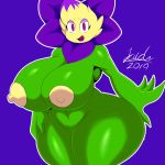  big_breasts breasts female flora_fauna flower flower_humanoid hi_res humanoid itisjoidok living_flower not_furry plant plant_humanoid pussy signature 