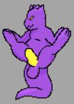  balls big_tail brymm delta&#039;s_art dragon male penis presenting presenting_penis purple_body purple_scales scales simple_background smile solo standing_on_tail thick_tail yellow_eyes yellow_penis 