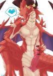  &lt;3 2019 animal_genitalia brunhilda_(dragalia_lost) cloaca crossgender cygames dragalia_lost dragon feral h_rt2 hi_res horn male nintendo open_mouth penis red_body red_scales scales scalie solo tongue tongue_out video_games western_dragon wings 