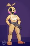  animal_humanoid animatronic avian avian_humanoid bodily_fluids five_nights_at_freddy&#039;s five_nights_at_freddy&#039;s_2 genital_fluids girly hi_res humanoid jtcircus machine male penis robot solo toy_chica_(fnaf) video_games 