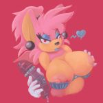  &lt;3 1:1 absurd_res bessi_the_bat big_breasts bra breasts bust_portrait chiropteran clothing dildo ear_piercing ear_ring fan_character female flashing hair hi_res lipstick makeup mammal nipples piercing ponytail portrait ramdoctor sex_toy solo sonic_the_hedgehog_(series) underwear vibrator wings 