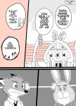  anthro bonnie_hopps building canid canine dialogue dipstick_ears disney duo edit english_text fox hard_translated hi_res lagomorph leporid mammal meno multicolored_ears nick_wilde outside rabbit red_fox speech_bubble stu_hopps text translated zootopia 