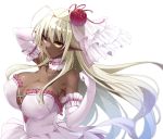  cleavage dress elf erect_nipples full_metal_daemon_muramasa kouki_kuu no_bra pointy_ears sansei_muramasa wedding_dress 