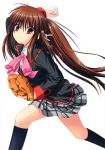  baseball key little_busters! na-ga natsume_rin seifuku tagme 