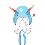  &lt;3 1:1 ambiguous_gender kirlia nintendo pok&eacute;mon pok&eacute;mon_(species) shiny_pok&eacute;mon simple_background video_games white_background youjomodoki 