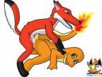  4:3 animated blue_eyes bodily_fluids canid canine charmander cum edit female fox genital_fluids green_eyes low_res male male/female mammal nintendo open_mouth penis pok&eacute;mon pok&eacute;mon_(species) simple_background surfing_charizard tongue tongue_out unknown_artist video_games white_background 