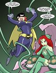  barbara_gordon batgirl batman comic dc harley_quinn poison_ivy spaniard83 