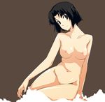  arm_support maria-sama_ga_miteru mizuno_youko nipples nude otakeyan short_hair solo 