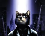  2015 aircraft anthro arcanafox brown_body brown_fur bust_portrait canid canine canis clothed clothing deus_ex eyewear fur jc_denton looking_up male mammal meme night portrait solo sunglasses video_games wolf 