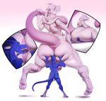  2019 anal anthro anthro_on_anthro anus backsack balls big_butt butt butt_grab close-up deep_skin digitigrade dragon duo facesitting felid feline firondraak floating hand_on_butt hi_res interspecies justmegabenewell larger_anthro larger_male legendary_pok&eacute;mon long_tongue looking_back male male/male mammal mewtwo nintendo open_mouth oral pok&eacute;mon pok&eacute;mon_(species) pok&eacute;philia rear_view rimming scalie sex simple_background sitting size_difference smaller_anthro smaller_male smile squish teeth thick_tail thick_thighs tongue tongue_out video_games white_background 
