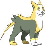  2019 alpha_channel animal_genitalia animal_penis black_penis boltund canine_penis feral front_view hi_res male nintendo penis pok&eacute;mon pok&eacute;mon_(species) sheath side_view slightly_chubby solo video_games will_fairborne_(thiccvally) wolper 