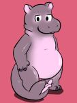  common_hippopotamus hippopotamid mammal nude penis tail_maw zipper_(artist) 