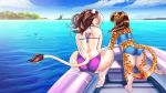  beach clothing dandee_(character) felid feline female jaguar kitzy_(character) lion luxarts mammal pantherine seaside swimwear 