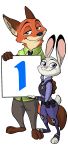  alpha_channel anthro barefoot bottomwear canid canine clothed clothing dipstick_ears disney duo fox fully_clothed fur green_eyes grey_body grey_fur hi_res holding_object inner_ear_fluff judy_hopps lagomorph leporid looking_at_viewer mammal multicolored_ears necktie nick_wilde pants police_uniform rabbit red_fox robcivecat shirt simple_background smile standing tan_body tan_fur toeless_legwear topwear transparent_background tuft uniform zootopia 