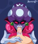  2019 alien animated big_breasts blush bodily_fluids breasts clothed clothing digital_media_(artwork) drooling duo erection eyelashes fellatio female first_person_view human humanoid imadeej lipstick looking_at_viewer makeup male male/female male_pov mammal mario_and_luigi_(series) mario_bros nintendo not_furry oral partners_in_time penile penis princess_shroob saliva sex shroob simple_background solo_focus video_games 