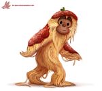  cryptid-creations food food_creature pasta sasquatch solo spaghetti 