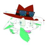  1:1 clothing dragon feathers fedora hat hat_only headgear headshot headwear hi_res invalid_tag mostly_nude sporx sporxdaycall tips valgen_dragon 